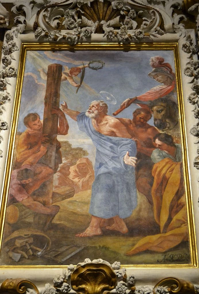 Cappella di San Pietro della Cattedrale di Valencia, scena della vita di San Pietro